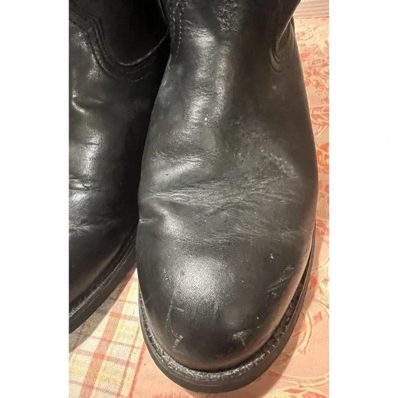 Ariat Heritage Sierra Black Leather Round Toe Cowboy Boots #35501 Men's 10EE